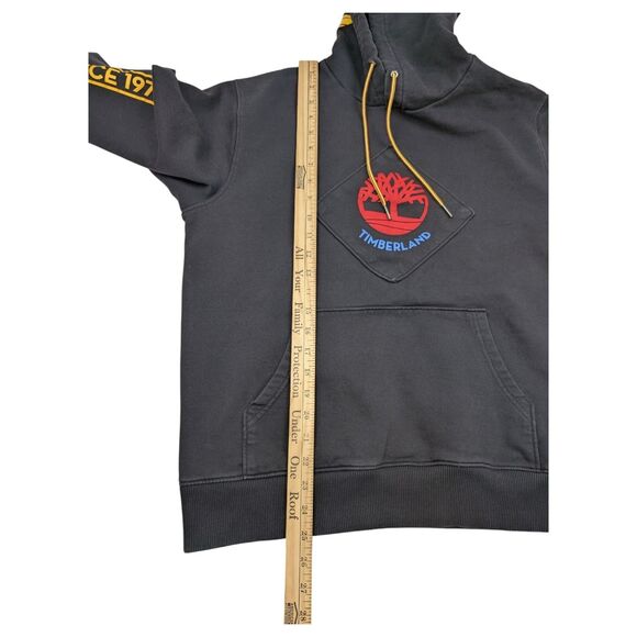 Men's Timberland Tree Core Logo Colorful Pullover Hoodie Size Large - Picture 11 of 12